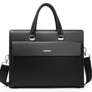 Home Gorchis Business Leather Laptop Bags